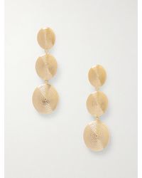 LIE STUDIO - The Ruby-Plated Earrings - Lyst