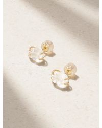 Melissa Joy Manning - Boucles D'Oreilles En Or 14 Carats (585/1000) Recyclé Et Diamants D'Herkimer - Lyst