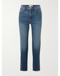 SLVRLAKE Denim - Virginia High-Rise Slim-Leg Jeans - Lyst