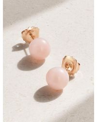 Irene Neuwirth - Large Gumball 18-Karat Rose Opal Earrings - Lyst