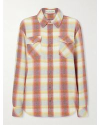 God's True Cashmere - Rose Blume Checked Cashmere Shirt - Lyst