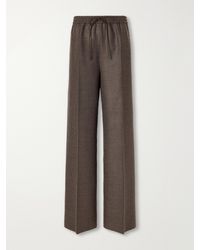 Max Mara - Pantone Virgin Wool-Twill Wide-Leg Pants - Lyst