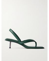 St. Agni - Leather Slingback Sandals - Lyst