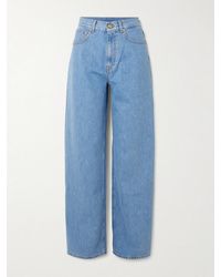 Blazé Milano - Nariida Java Embroidered High-Rise Wide-Leg Jeans - Lyst