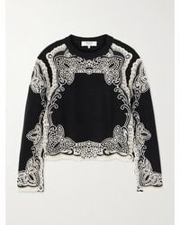 Sea - Pull En Laine À Broderie Anglaise Gianna - Lyst