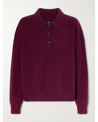 Anine Bing - Cashmere Polo Sweater - Lyst