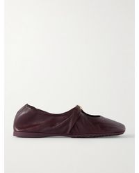 Loewe - Pebble Ballerinas Aus Leder Mit Verzierung - Lyst