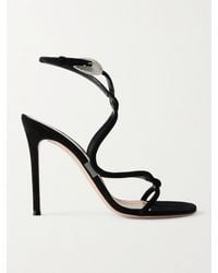 Gianvito Rossi - Jungle Mamba 105 Suede Sandals - Lyst