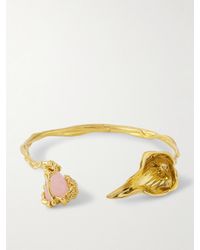 Chloé - Flower Soul-Tone Rose Quartz Choker - Lyst