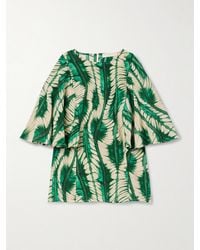 Ulla Johnson - Ada Printed Silk Top - Lyst