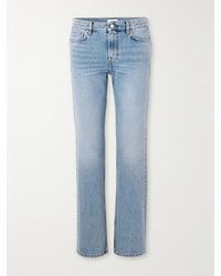 TOTEME - Garderob Organic Low-Rise Straight-Leg Jeans - Lyst