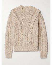 Isabel Marant - Padova Cotton-Blend Cable-Knit Sweater - Lyst