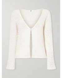 SARA CRISTINA - Arena Crocheted Cotton Coverup - Lyst