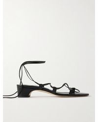 Manolo Blahnik - Dellasan 30 Leather Sandals - Lyst