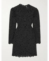 Isabel Marant - Daphne Broderie Anglaise Ramie Mini Dress - Lyst