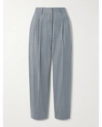 Blazé Milano - Fox Pleated Wool-Twill Straight-Leg Pants - Lyst