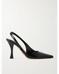 Proenza Schouler - Trap Slingback-Pumps Aus Glanzleder - Lyst