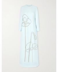 Costarellos - Zarie Crystal-Embellished Crepe Gown - Lyst