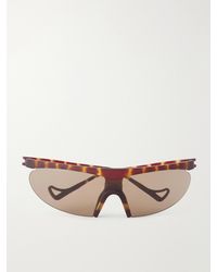 District Vision - Koharu D-Frame Semi-Rimless Acetate Sunglasses - Lyst