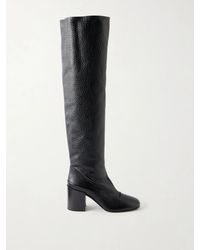 Dries Van Noten - Leather Over-The-Knee Boots - Lyst