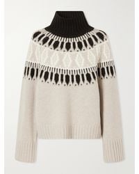 arch4 - Whistler Fair Isle Intarsia-Knit Cashmere Turtleneck Sweater - Lyst