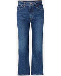 Straight-leg Jeans in Light Denim 