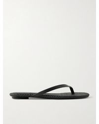 St. Agni - Woven Leather Flip Flops - Lyst