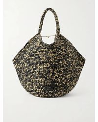 KHAITE - Lotus Medium Two-Tone Woven Tote - Lyst