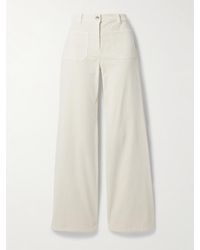 Nili Lotan - Florence Cotton-Blend Corduroy Flared Pants - Lyst