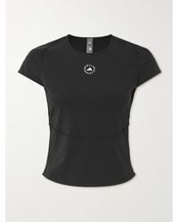 adidas By Stella McCartney - Verkürztes Oberteil Aus Recyceltem Stretch-Jersey Mit Print - Lyst