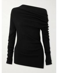 Lisa Yang - Agie Ribbed Cotton And Cashmere-Blend Sweater - Lyst
