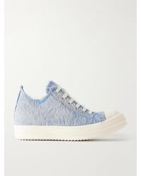 Rick Owens - Ramones Calf-Hair And Leather Sneakers - Lyst