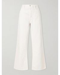 FRAME - The Loose High-Rise Wide-Leg Jeans - Lyst