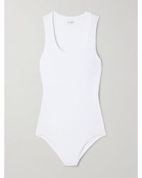 Alaïa - Ribbed-Knit Bodysuit - Lyst