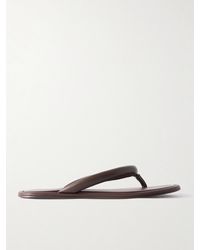 St. Agni - Sumi Padded Leather Flip Flops - Lyst