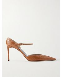 Tom Ford - Tejus Snake-Effect Leather Pumps - Lyst