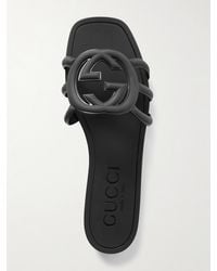 Gucci - Interlocking G Slide Sandal - Lyst