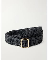 DEHANCHE - Mako Raffia-Effect Belt - Lyst