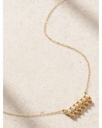 Mateo - The Little Things 14-Karat, Diamond And Pearl Necklace - Lyst