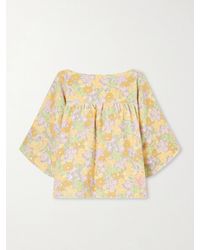 Chloé - Flower-Print Cotton Tunic - Lyst