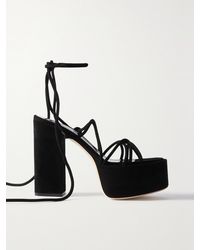 Paris Texas - Malena 130 Suede Platform Sandals - Lyst