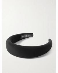 Sophie Buhai - Classic Puffy Gepolsterter Haarreif Aus Seiden-Crêpe - Lyst