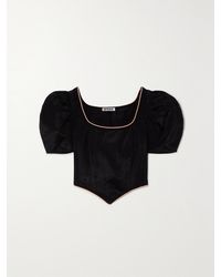 BATSHEVA - Dirndl Moire Blouse - Lyst