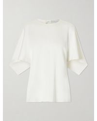 Stella McCartney - Open-Back Satin Blouse - Lyst