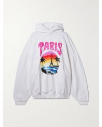 Balenciaga - Paris Tropical Hoodie - Lyst