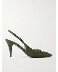Gucci - Damenpumps Mit Fersenriemchen Und Horsebit, Größe - Lyst