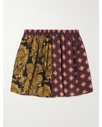 Donde Esteban - Estrellitas Printed Crepe Shorts - Lyst