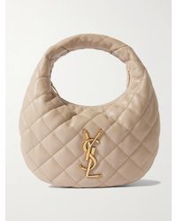 Saint Laurent - Icarino Matelassé Leather Tote - Lyst