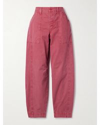 Matteau - Cotton-Twill Straight-Leg Cargo Pants - Lyst