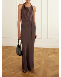 Faithfull the Brand Hedy Strapless Gathered Linen And Voile Maxi Dress in Brown | Lyst Australia Faithfull the Brand Hedy Strapless Gathered Linen And Voile Maxi Dress in Brown | Lyst Australia